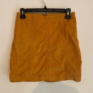 Free People Corduroy Mini Skirt